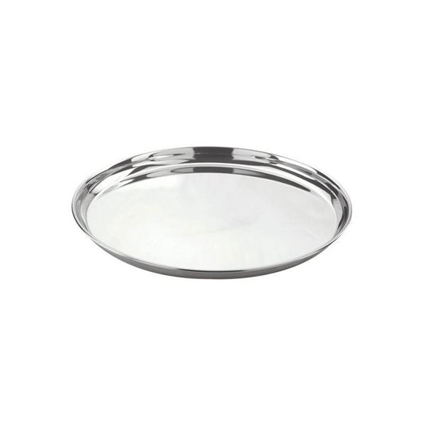 Ratna Home Products. Ratna Stainless Steel Np Biding Thali Plates, 6 